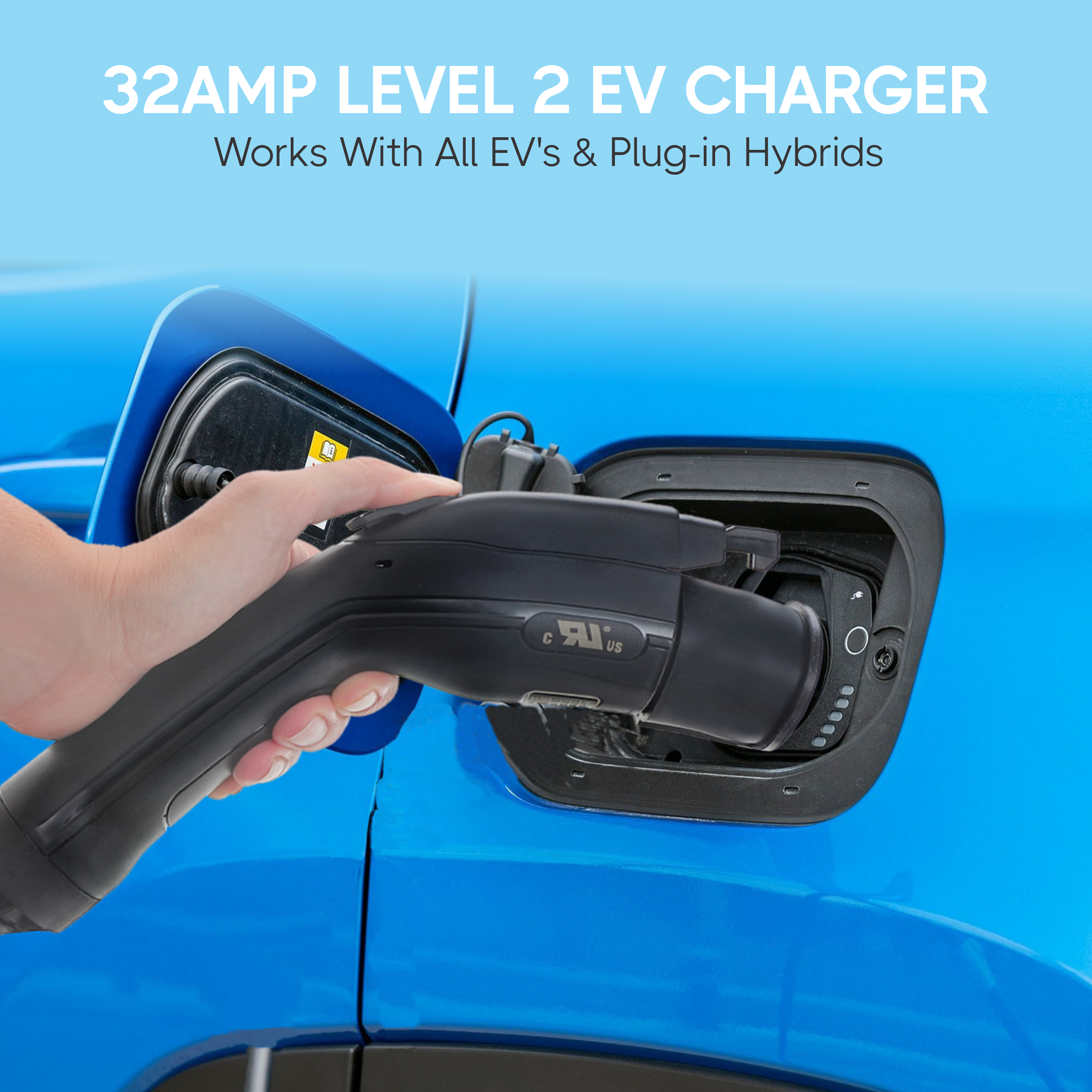 SBB Level 2 EV Portable Charger Compatible with J1772 EV Cars