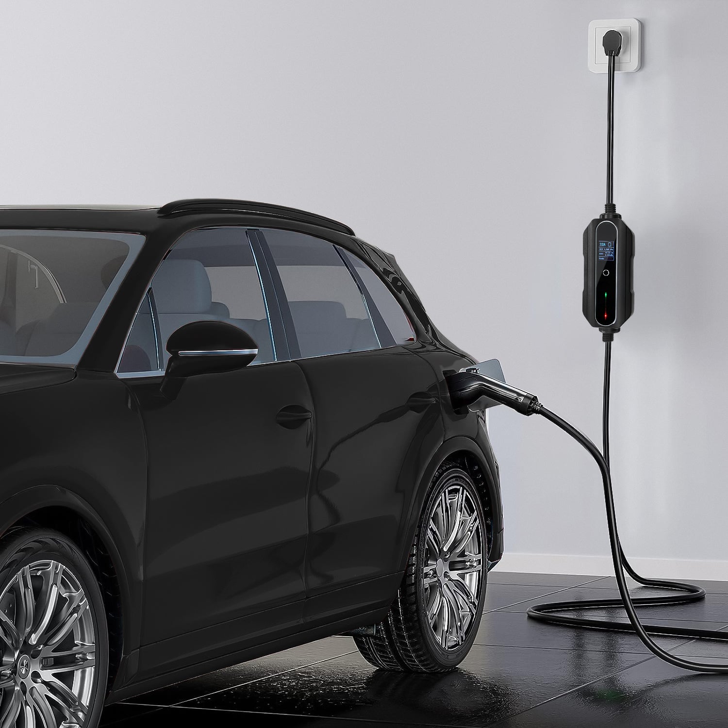 SBB Level 2 EV Portable Charger Compatible with J1772 EV Cars