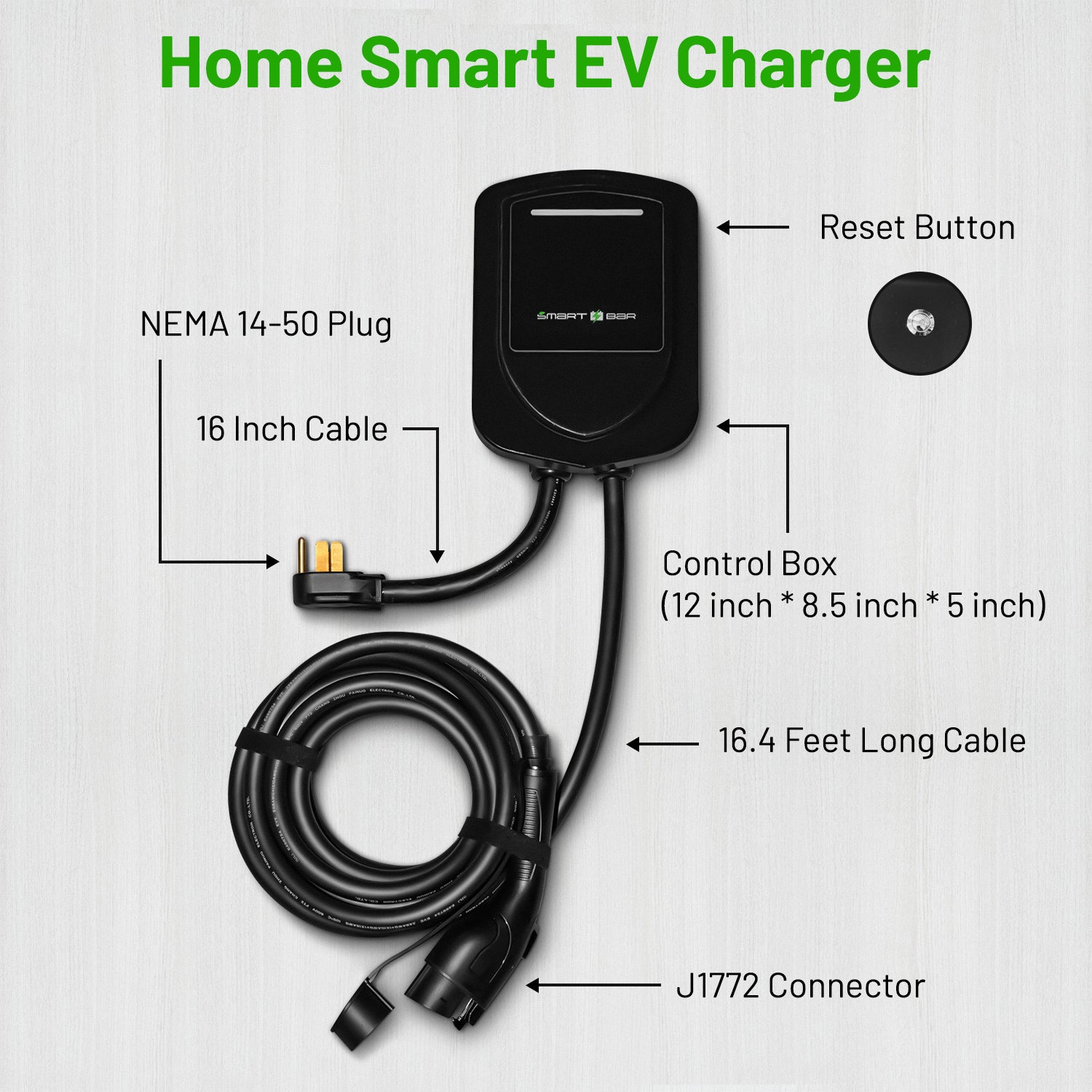 SBB Home Smart EV Charger NEMA 14-50